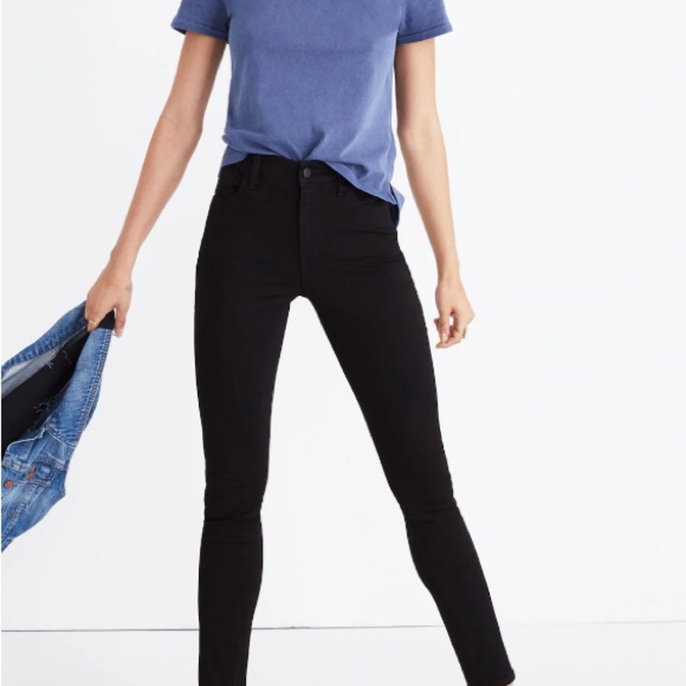 Madewell Roadtripper Black Skinny Jeans
